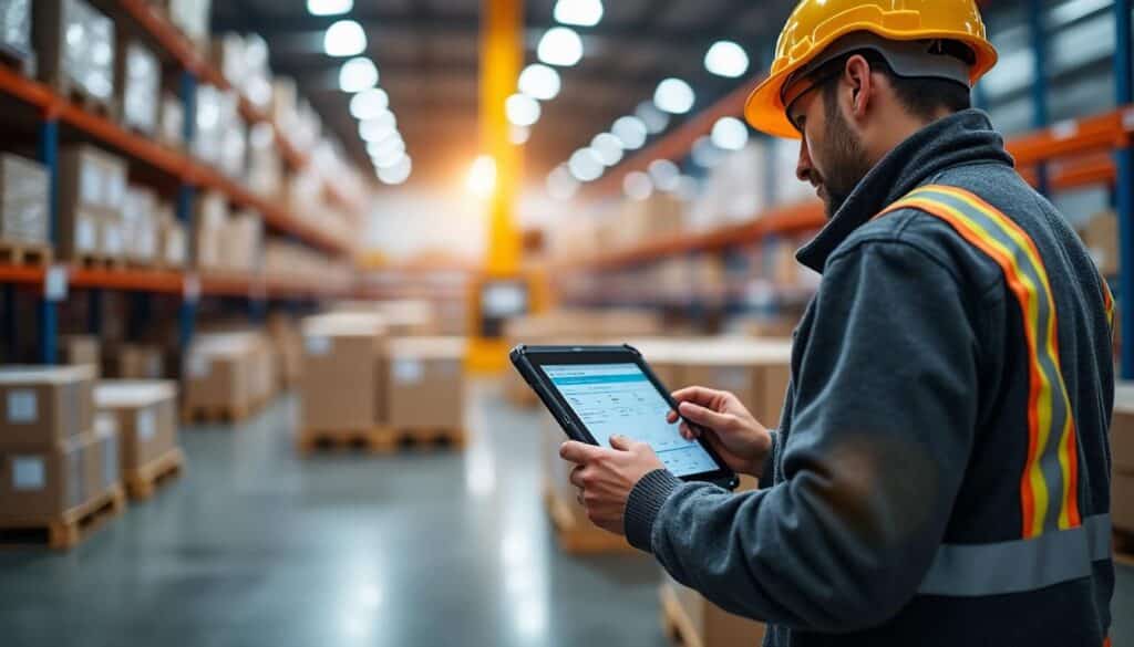 Comprendre le fonctionnement des tablettes industrielles en logistique