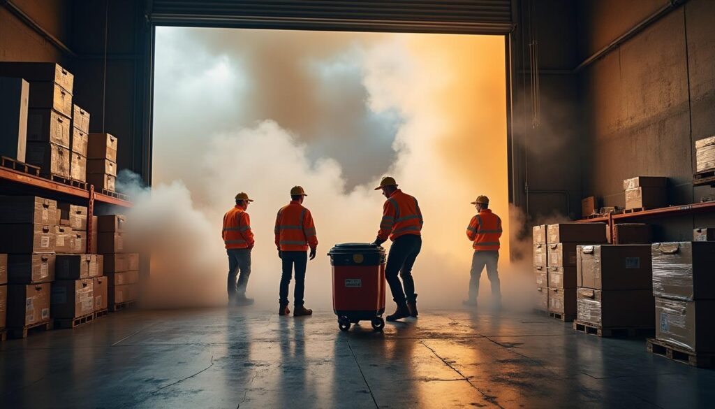 L'importance des exercices d'évacuation incendie dans un entrepôt logistique