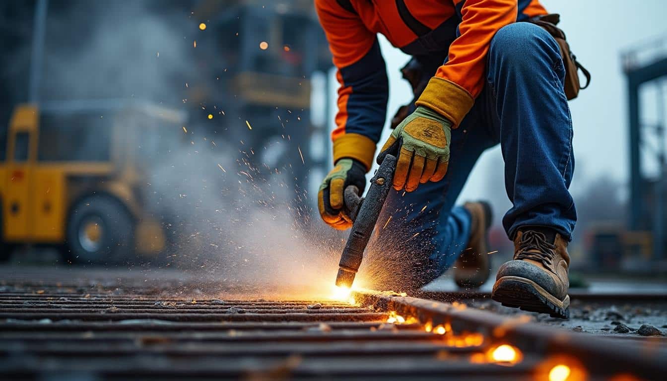L'utilisation d'un treuil sur chantier pour la manutention de matériel lourd