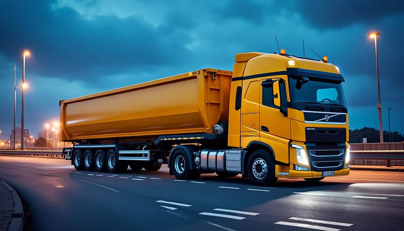 Illustration: Les caractéristiques techniques essentielles des camions porte conteneurs