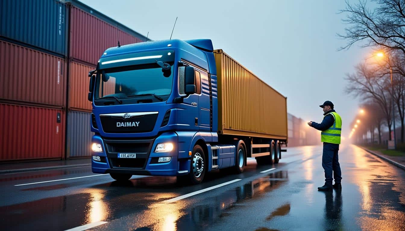Camion porte conteneur : guide complet pour un transport efficace
