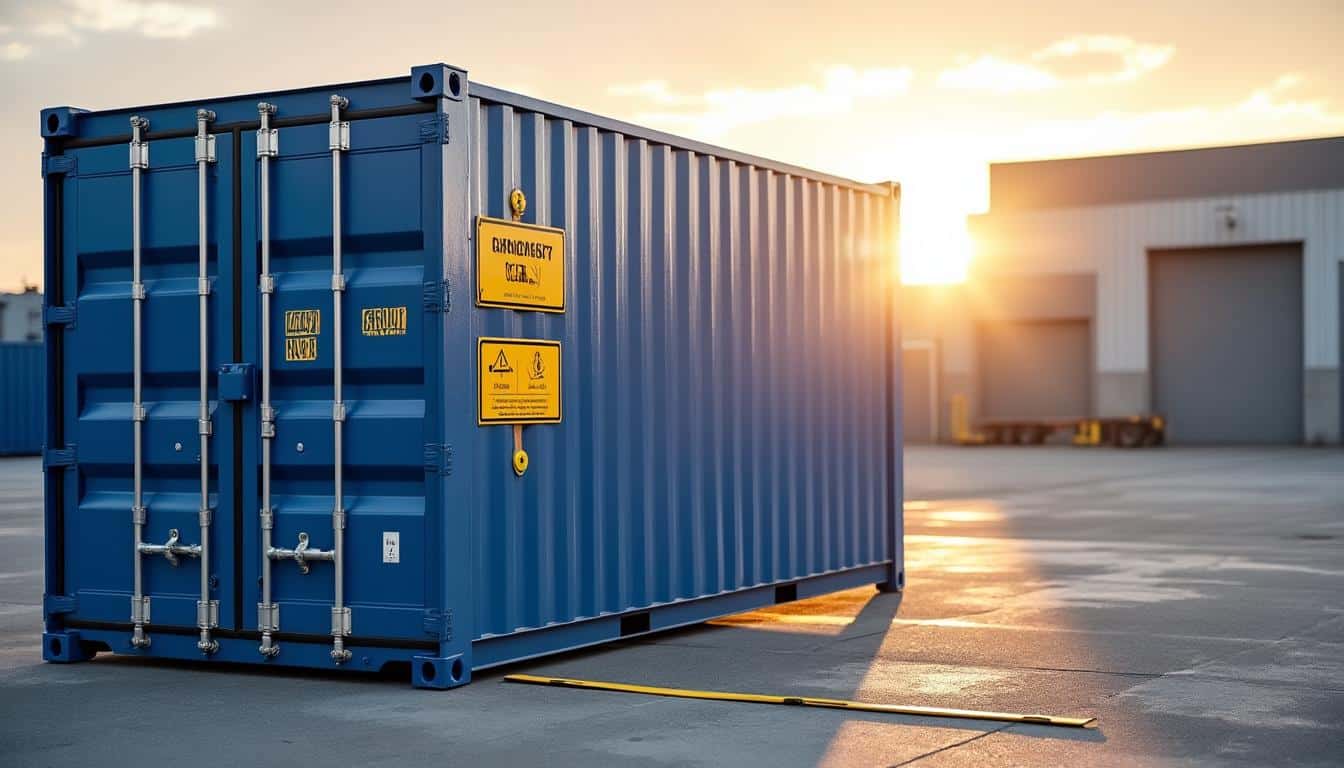 Illustration: Précisions sur les dimensions et spécifications techniques du conteneur de 6 pieds