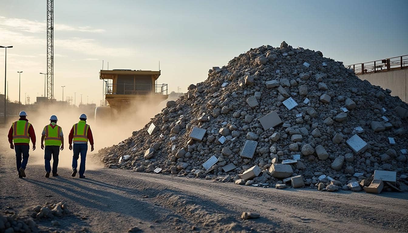 Illustration: Pourquoi la gestion des déchets du BTP est un enjeu environnemental majeur