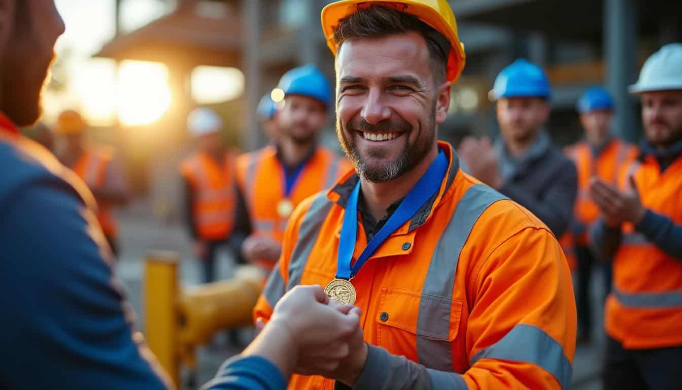 Illustration: Comprendre la reconnaissance par la médaille du travail dans le secteur BTP