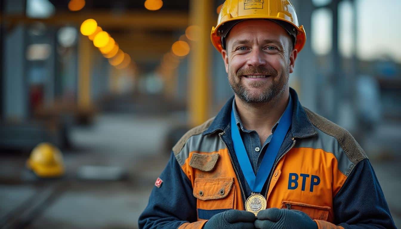 Médaille du travail dans le BTP : conditions, niveaux et avantages