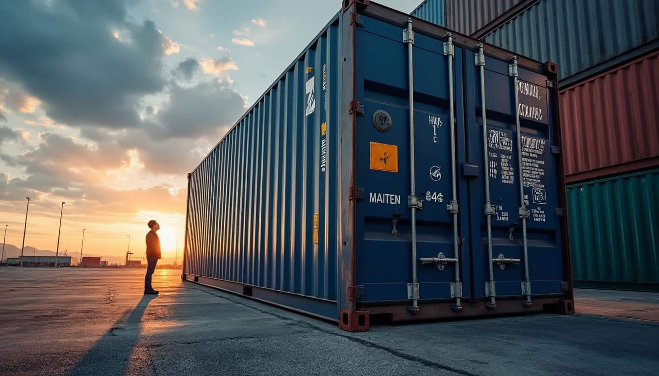 Illustration: Comprendre les dimensions et caractéristiques du container de 20 pieds