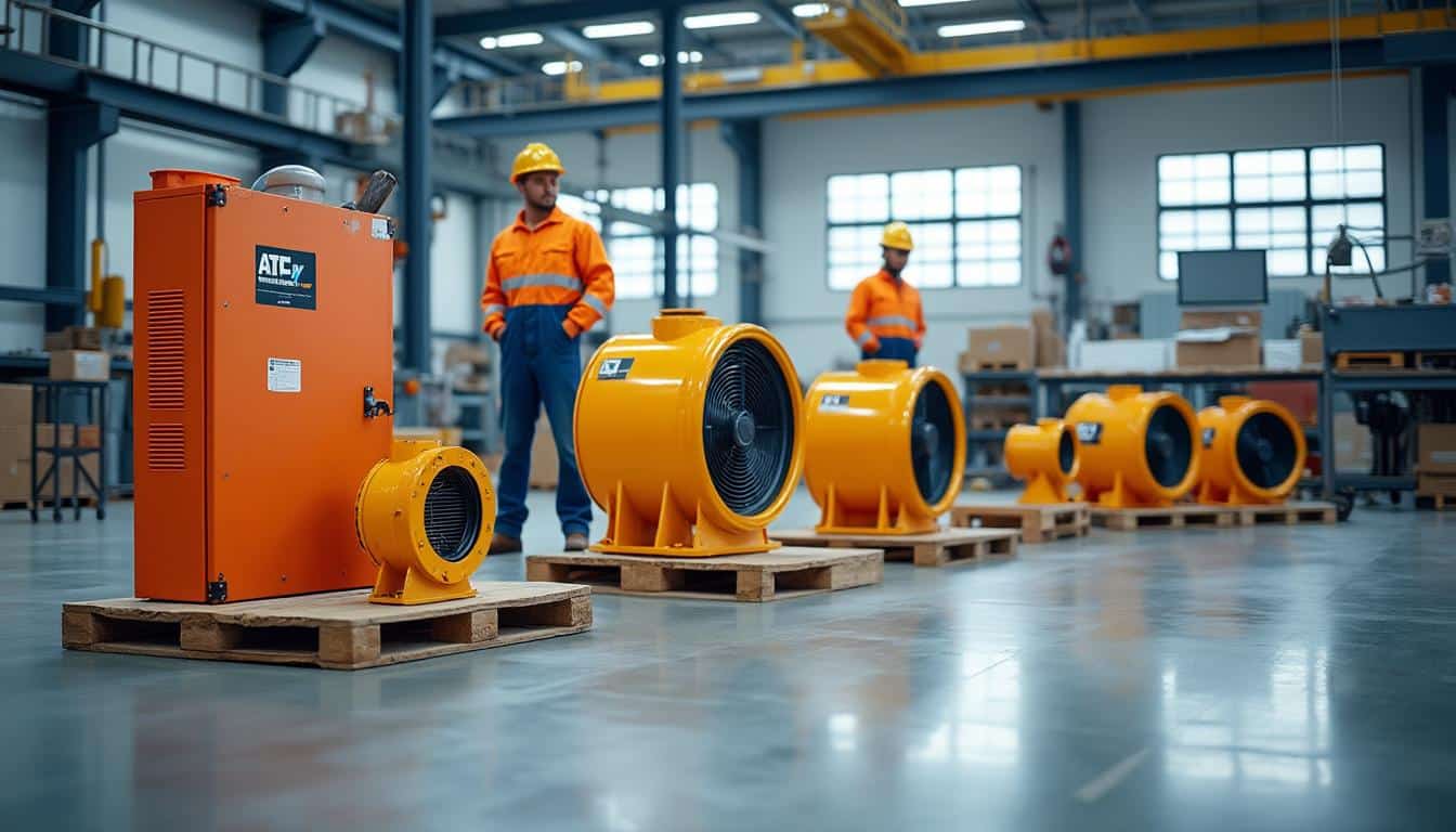 Illustration: Découvrir les gammes et fabricants de ventilateurs certifiés ATEX