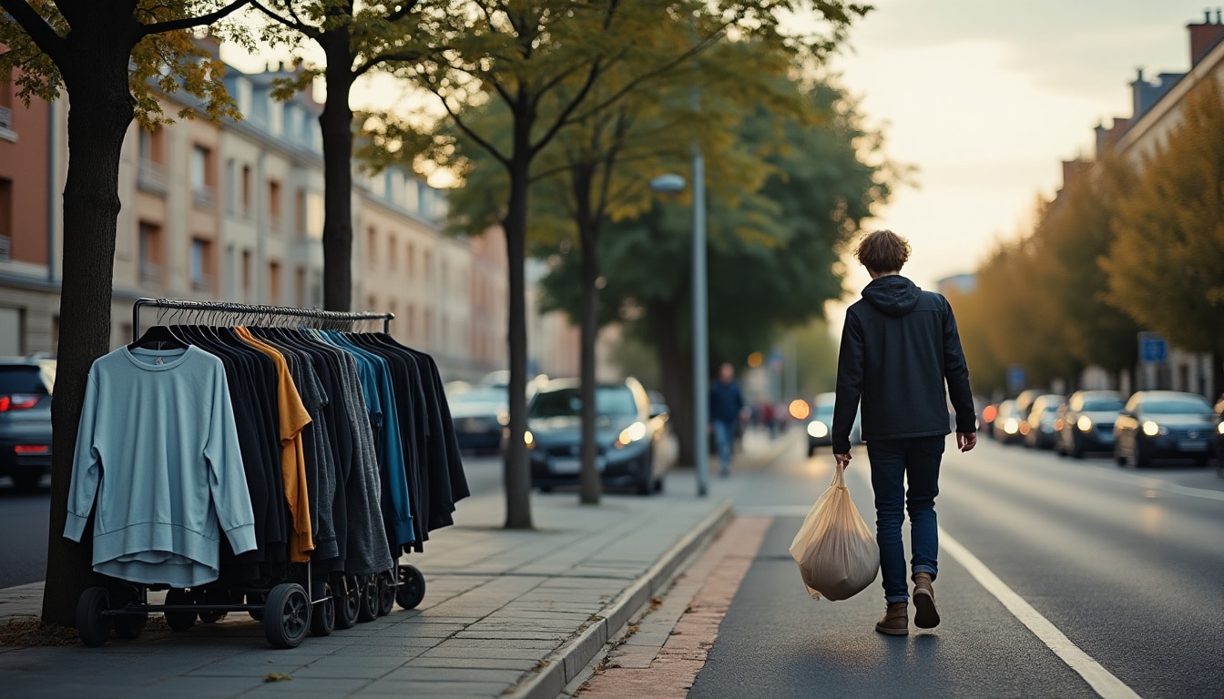 Illustration: Trouver la benne à vêtements la plus proche pour recycler facilement