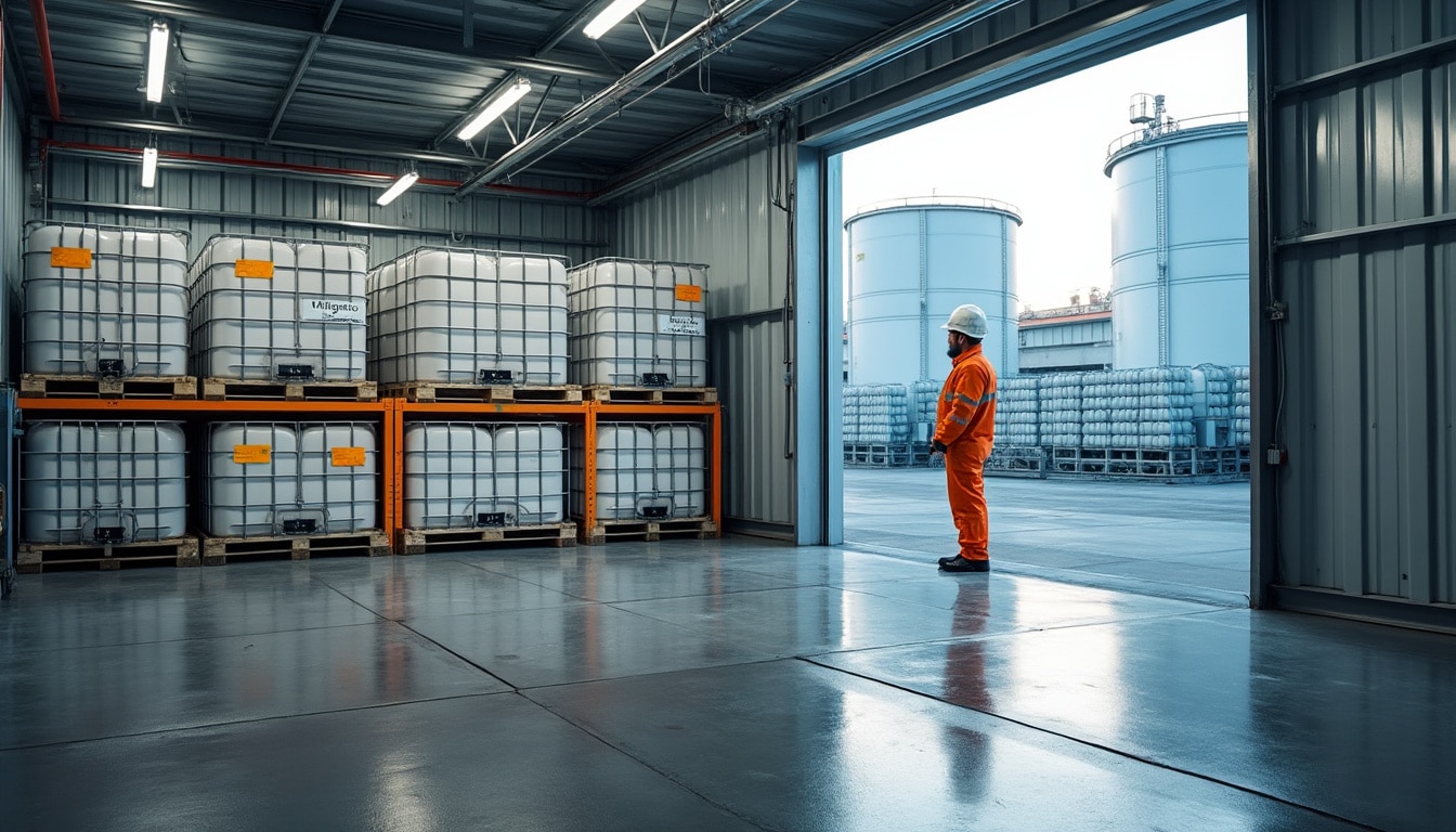 Illustration: Pourquoi isoler un conteneur pour le stockage des produits chimiques ?