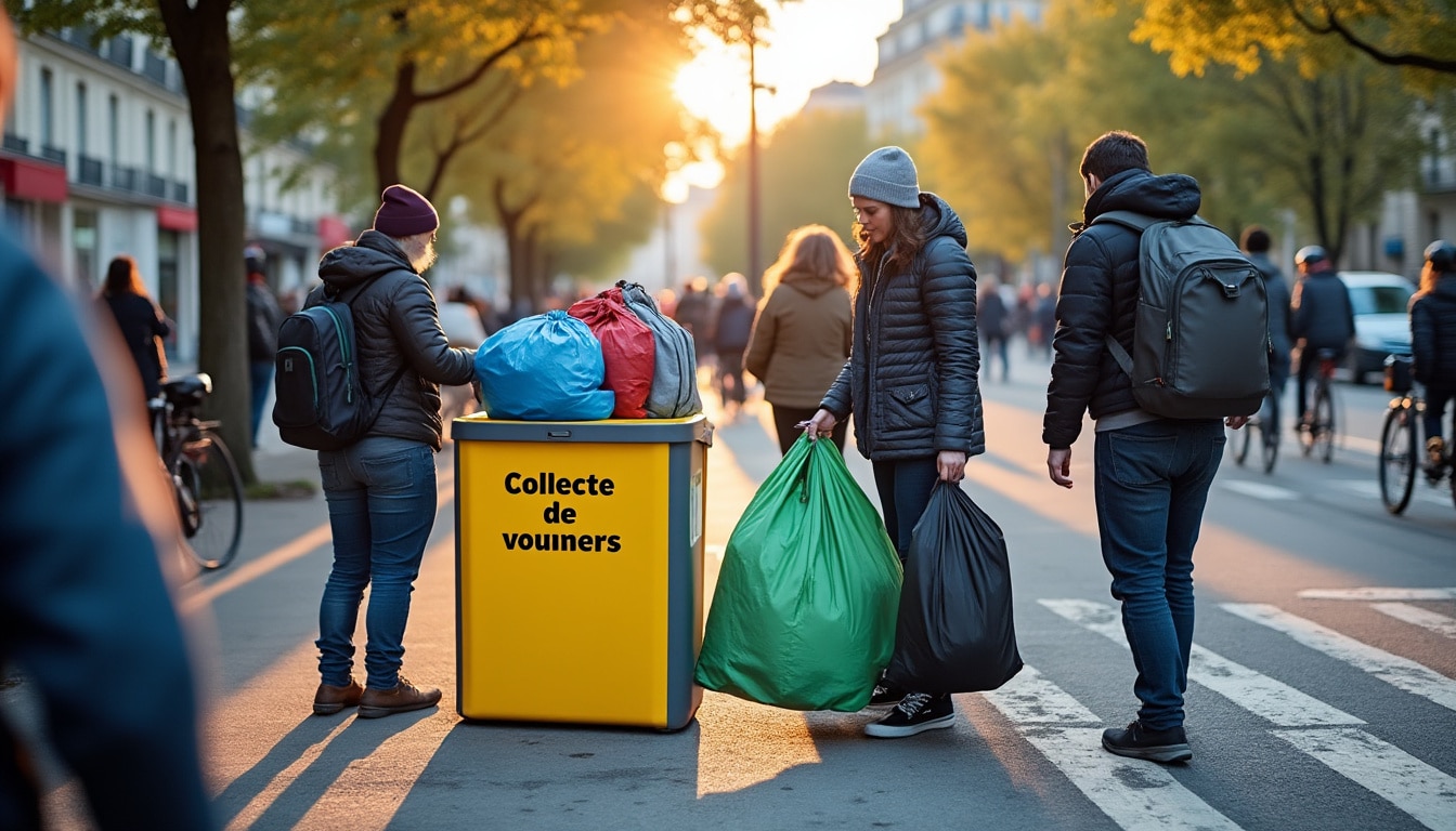 Illustration: Où situer le meilleur point de collecte de vêtements dans la capitale ?